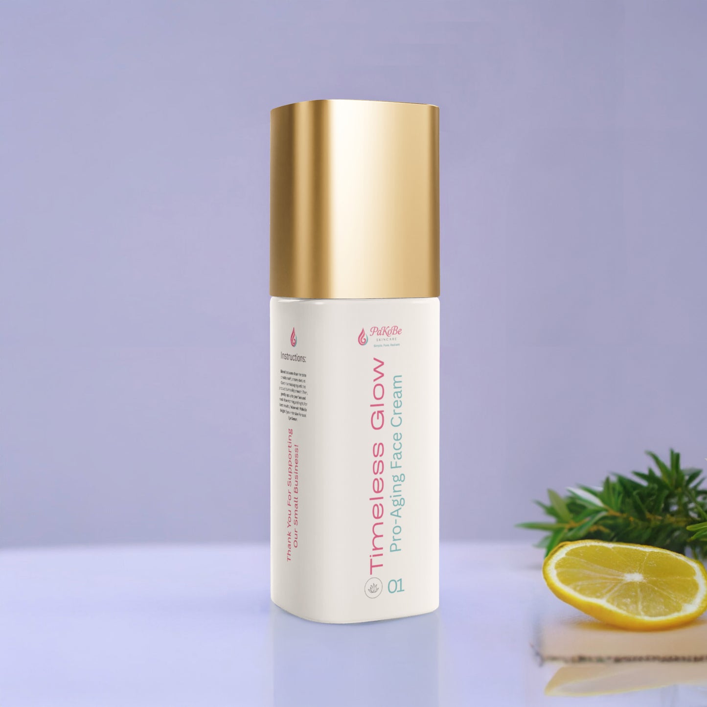 PaKoBe Timeless Glow - Pro-Aging Face Cream Gold Cap