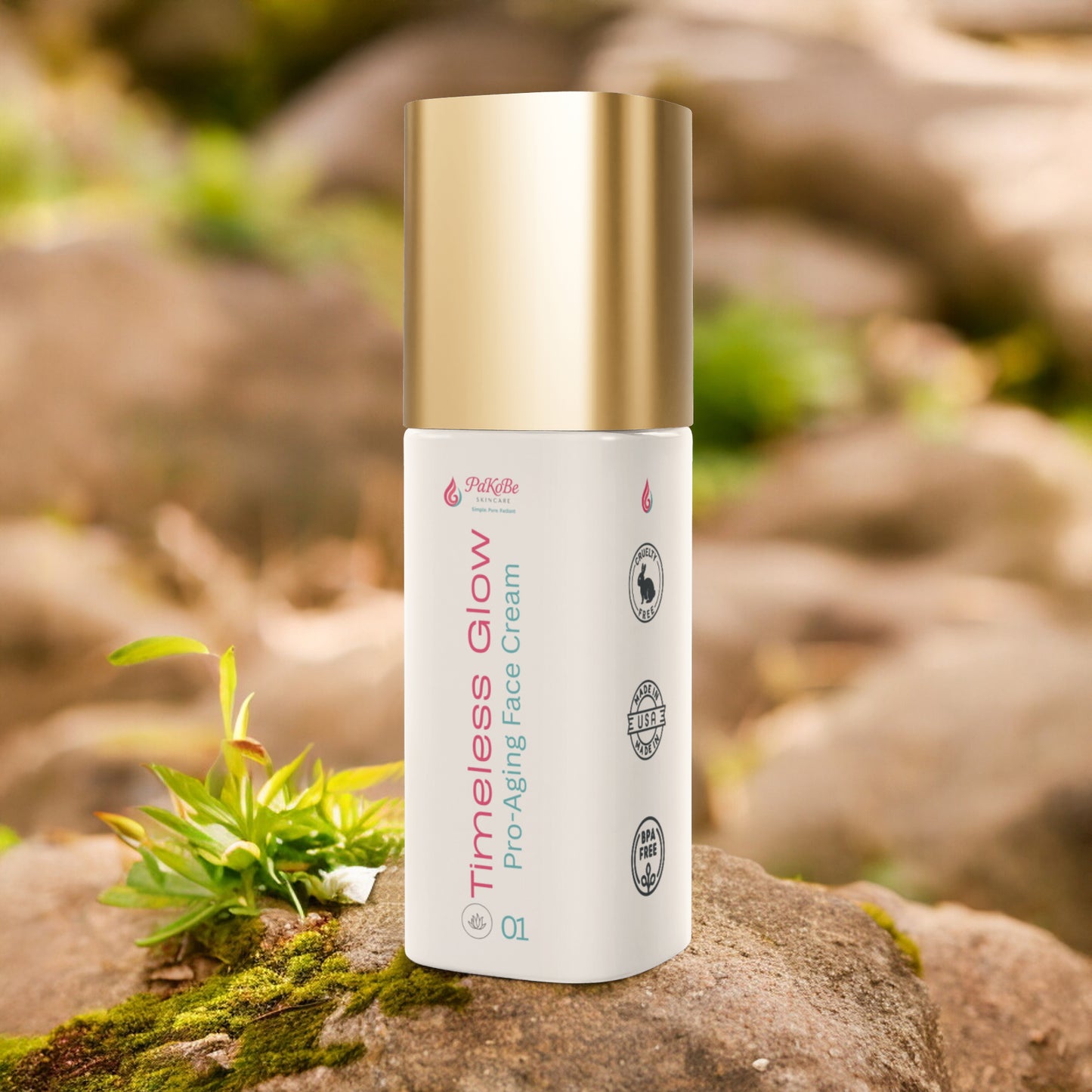 PaKoBe Timeless Glow - Pro-Aging Face Cream Gold Cap