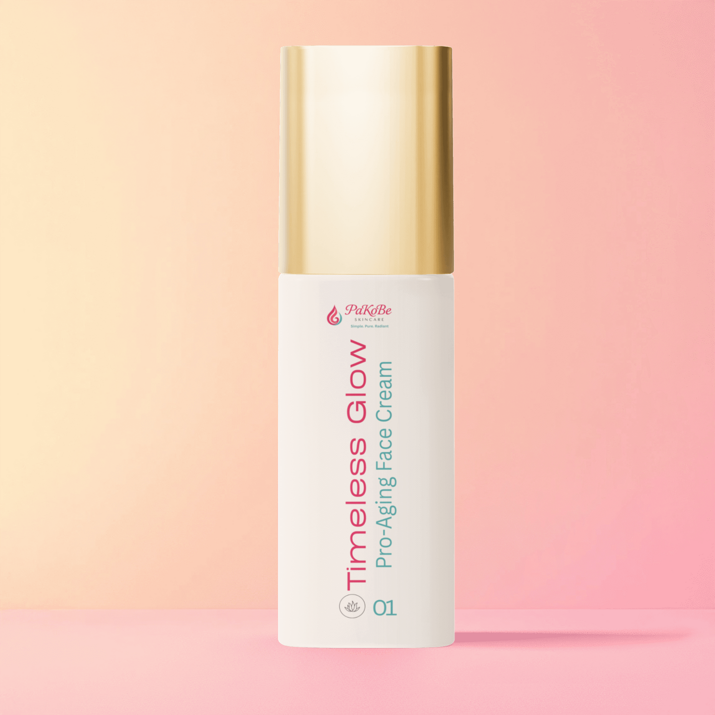 PaKoBe Timeless Glow - Pro-Aging Face Cream Gold Cap