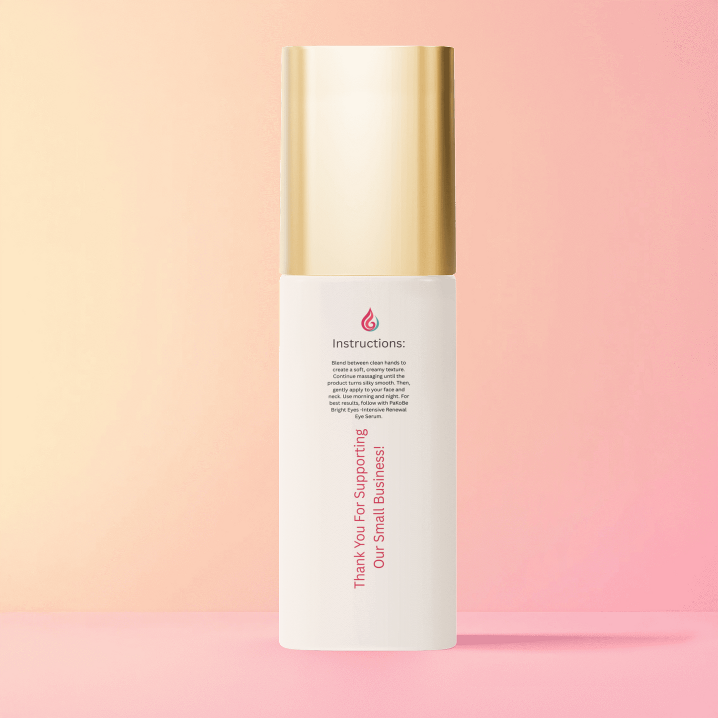 PaKoBe Timeless Glow - Pro-Aging Face Cream Gold Cap