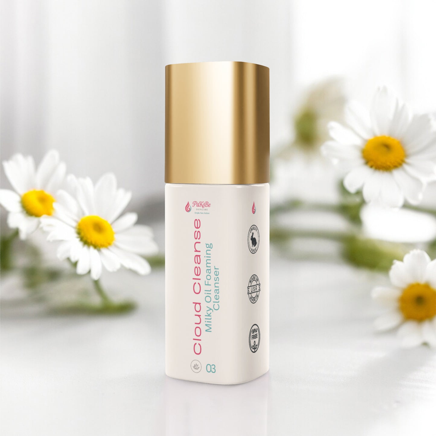 PaKoBe Cloud Cleanse โ Milky Oil Foaming Cleanser Gold Cap