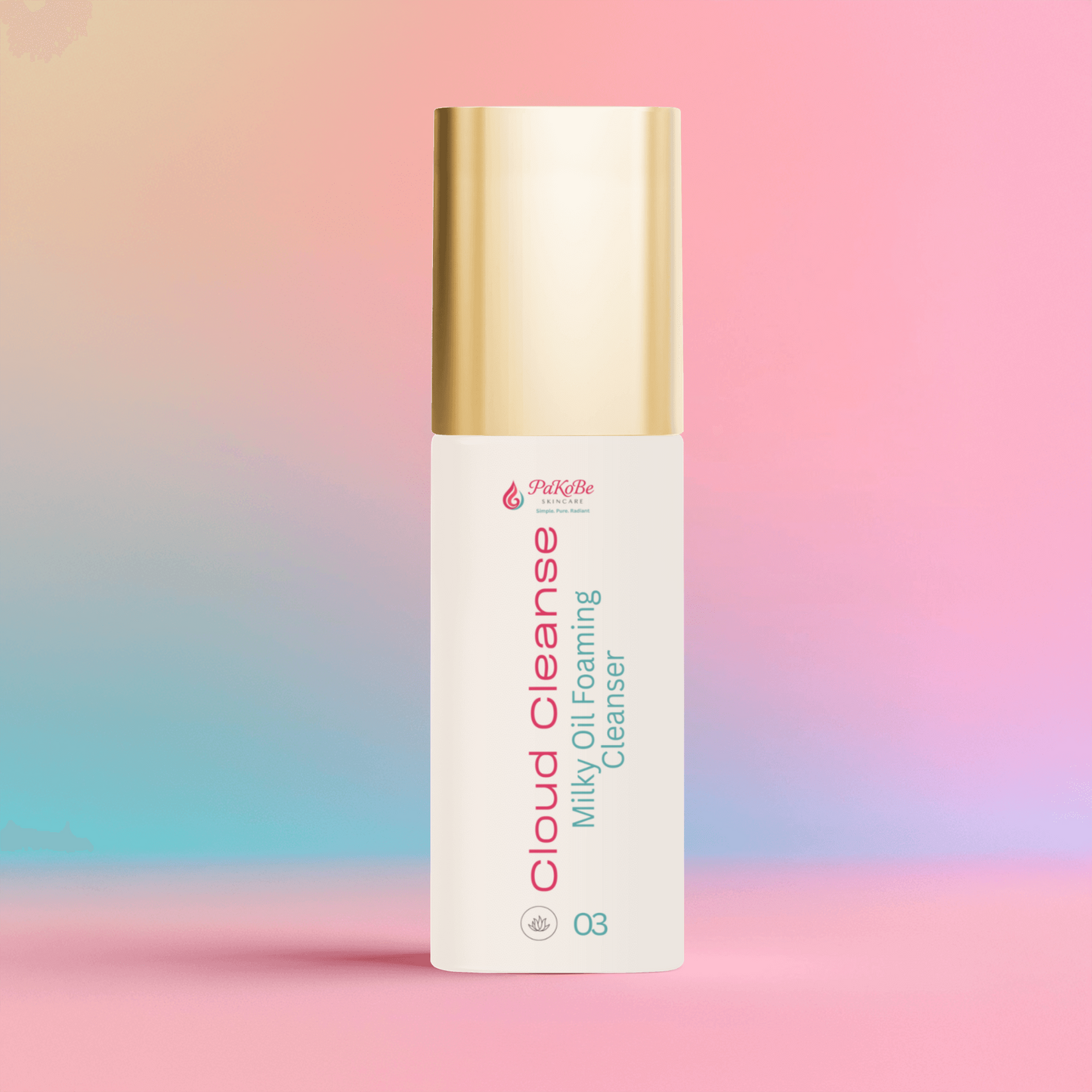 PaKoBe Cloud Cleanse โ Milky Oil Foaming Cleanser Gold Cap