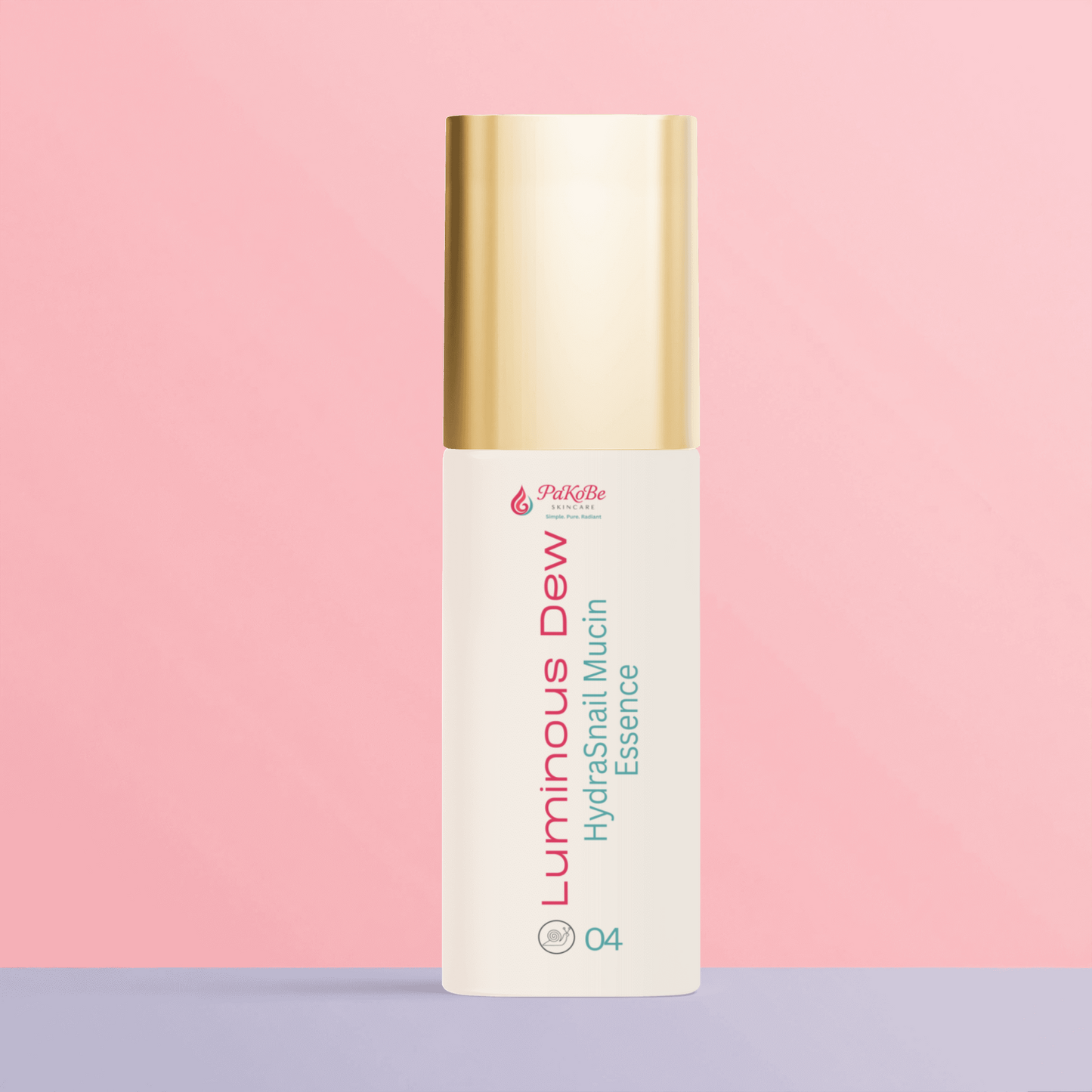 PaKoBe Luminous Dew β HydraSnail Mucin Essence Gold Cap