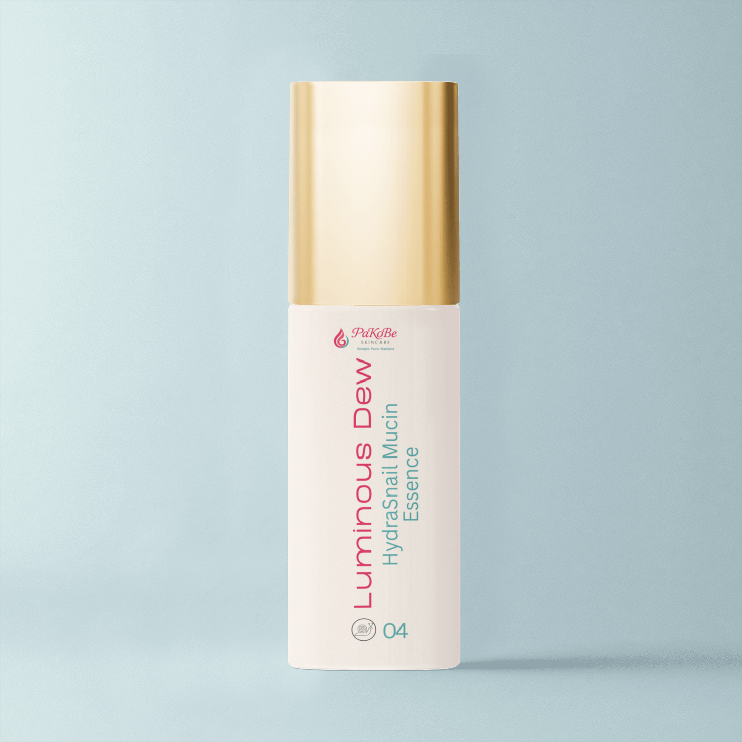 PaKoBe Luminous Dew β HydraSnail Mucin Essence Gold Cap
