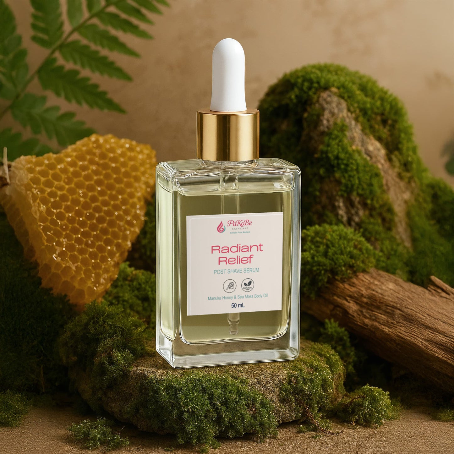 PaKoBe Radiant Relief Post Shave Serum