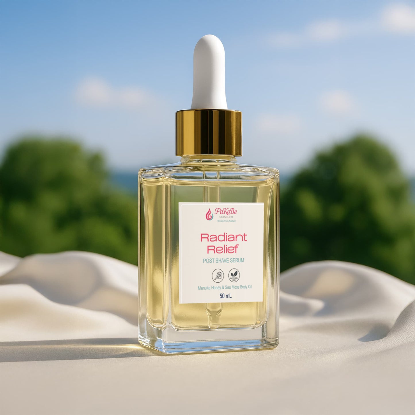 PaKoBe Radiant Relief Post Shave Serum